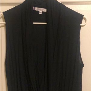 Black Jennifer Lopez low cut top